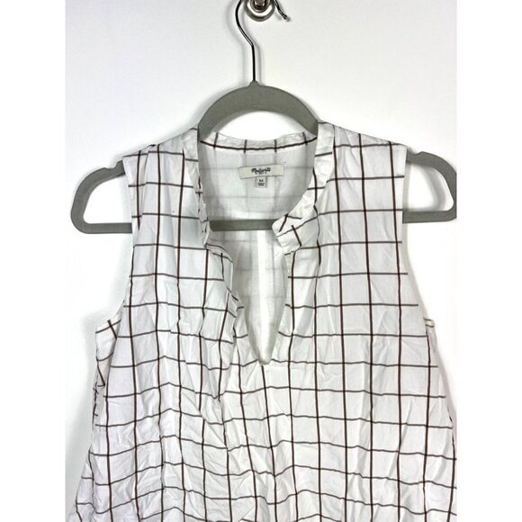 Madewell window pane dress with pockets - Picture 2 of 10